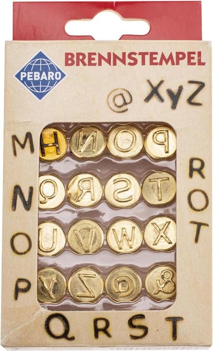 Pebaro Brandmalstempel Set