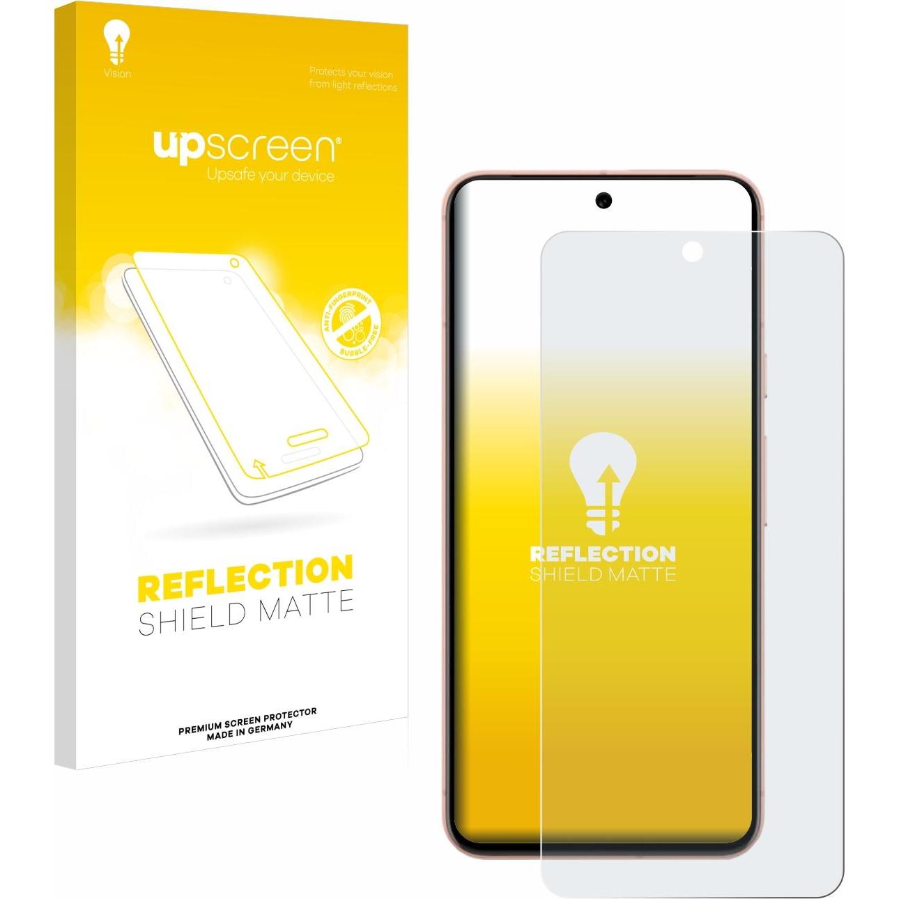 upscreen Reflection Shield Displayschutz Matt (1 Stück, Google Pixel 8), Smartphone Schutzfolie, Grau
