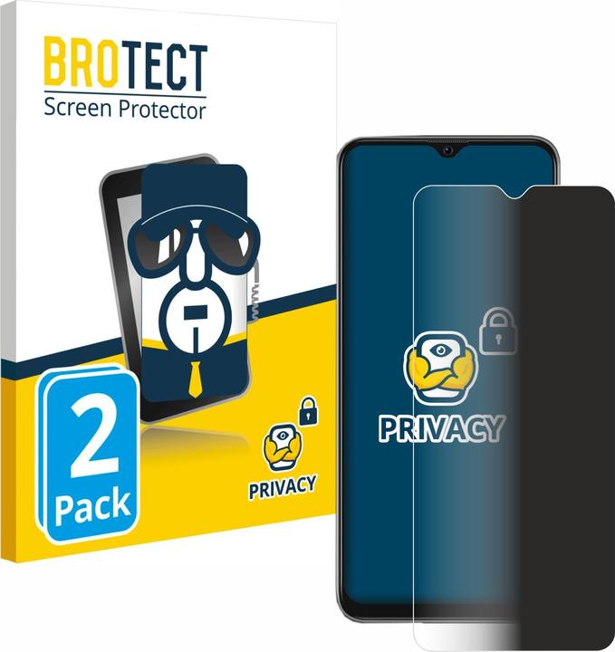 Actual product image BROTECT Anti-spy privacy film Blue light protection film (2 pcs., Blackview A70)
