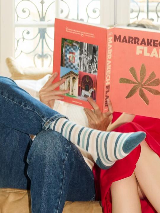 Produktbild Bleuforêt Rayures Multico Socken (Einzelpack, 43 - 46)