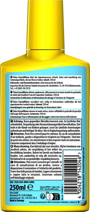 Immagine prodotto Tetra Acqua di cristallo (Cura dell'acqua dell'acquario)