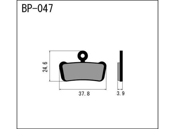 Produktbild Vesrah DH Belag 047 (SRAM, Sintermetall)