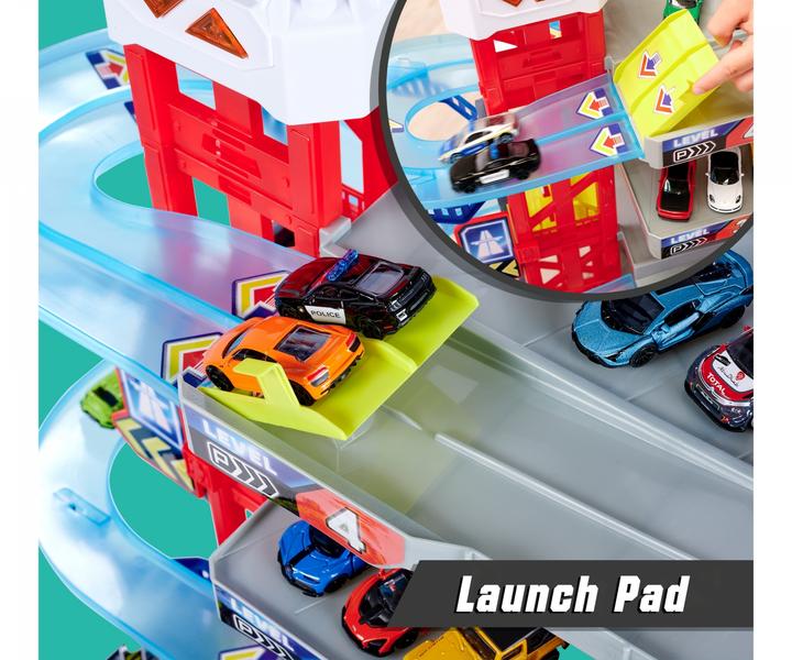Image du produit Majorette Super Chase Center+5 véhicules