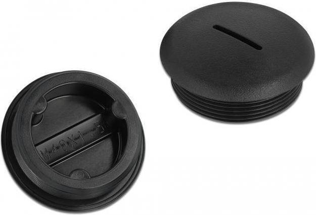 Actual product image Delock Sealing Plug - Black (Pack