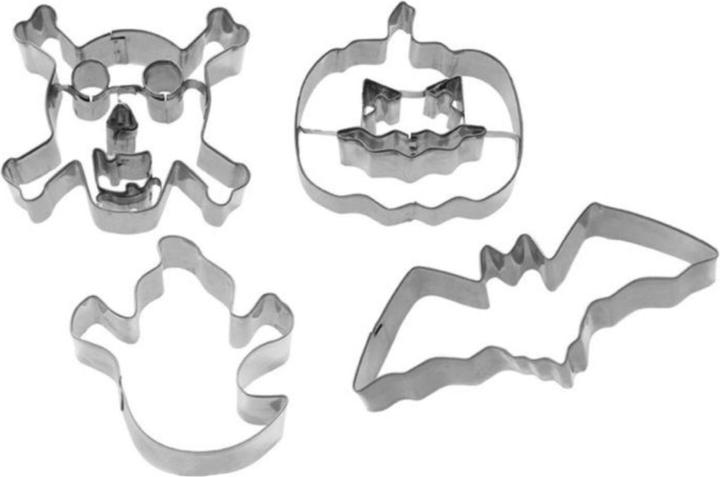 Westmark Présentoir 9 x emporte-pièces Halloween, 4 pièces, 22.5x13cm