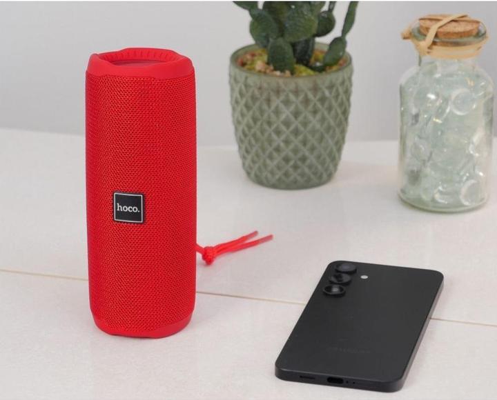 Produktbild Hoco Bluetooth-Lautsprecher drahtloser Lautsprecher bluetooth HC16 rot (3 h, Batteriebetrieb)