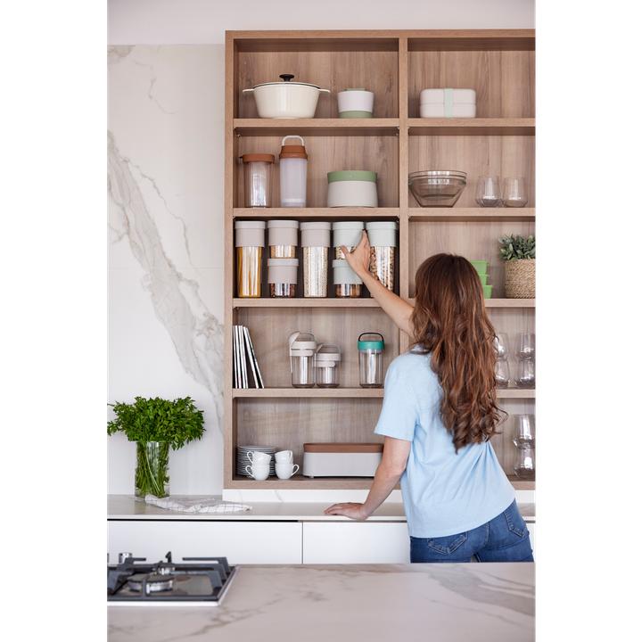 Produktbild Lékué Flip Aufbewahrungsbox M grün, 0.6-0.85l (0.85 l)