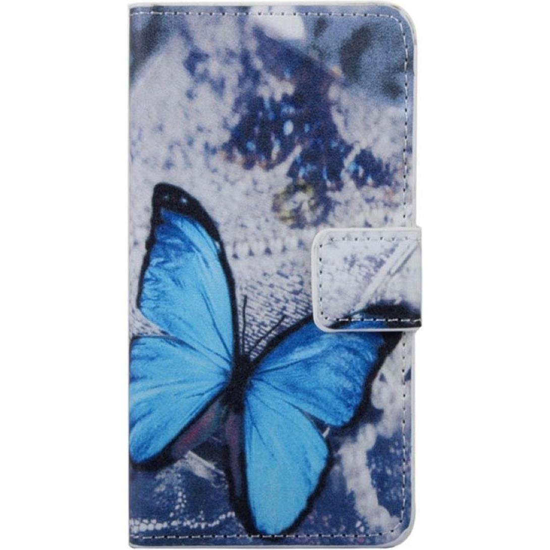 König Design Handyhülle Tasche für Handy Huawei Mate S Blauer Schmetterling (Huawei Mate S), Smartphone Hülle, Mehrfarbi...