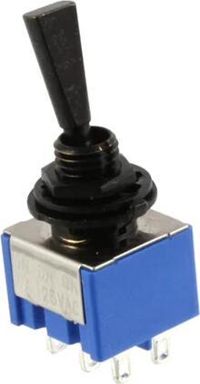 AllParts AP EP 0081-003 Interrupteur On/On noir (Pièces de rechange pour instruments)