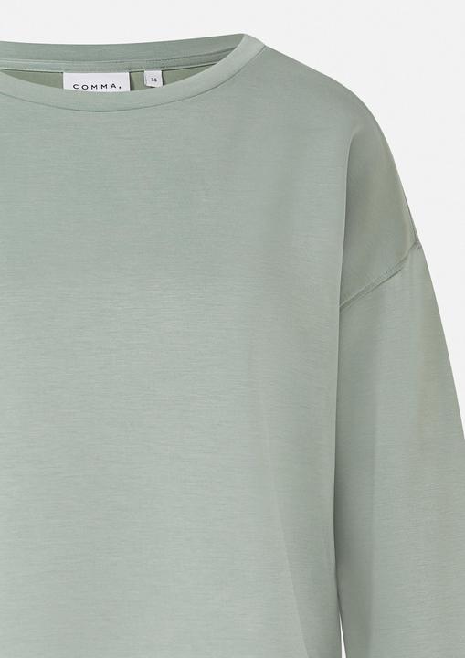 Produktbild Comma Sweatshirt Weiches Sweatshirt mit Faltendetail am Arm (46)