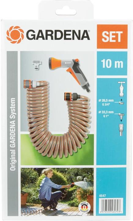 Productafbeelding Gardena Spiraalslangset (10 m, 9 mm)