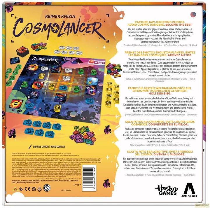 Actual product image Avalon Hill Cosmolancer strategisches Brettspiel von Reiner Knizia (English, French, German, Italian, Spanish, 2 - 4 Players)