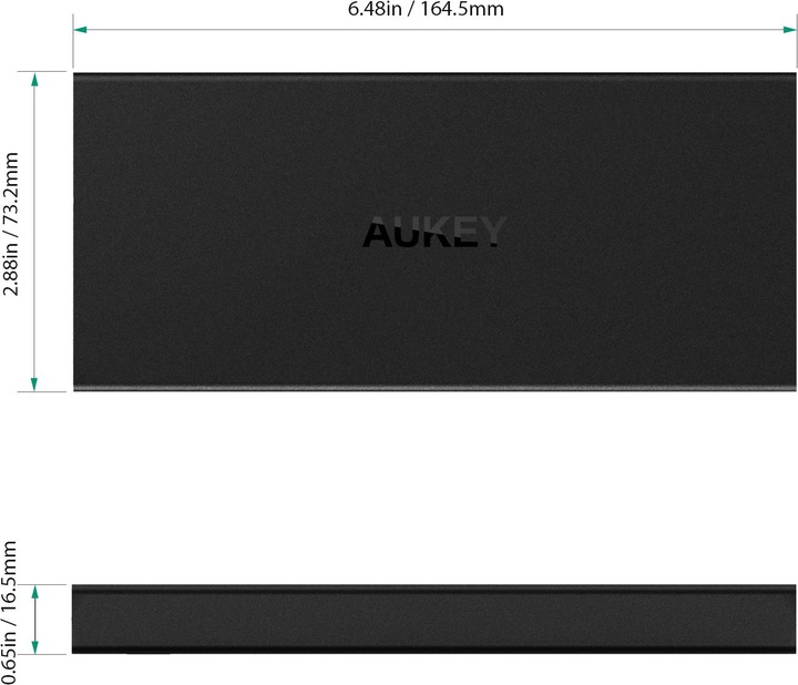 Actual product image Aukey Pb-T9 (16000 mAh, 59.20 Wh)