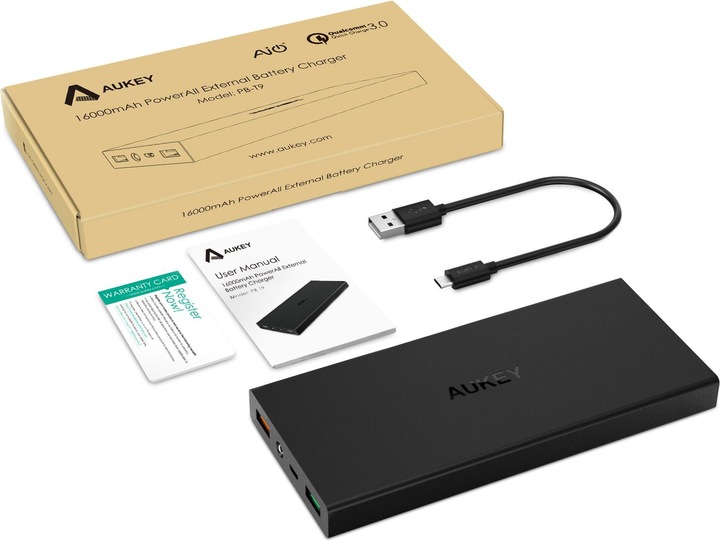 Actual product image Aukey Pb-T9 (16000 mAh, 59.20 Wh)