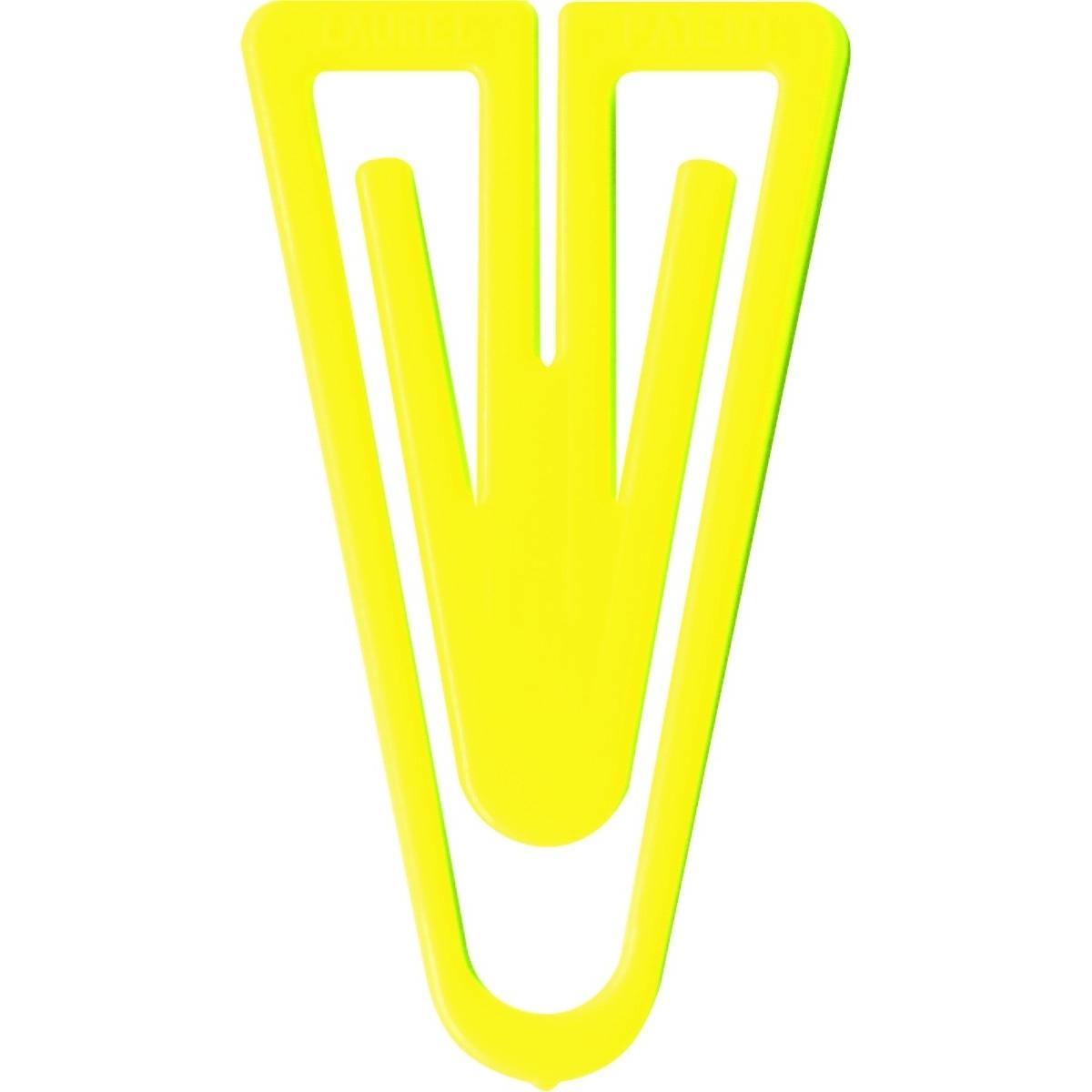 Laurel, Büroklammer, Büroklammern Plastiklips 25mm VE=1000 Stück hellgelb (1 x)