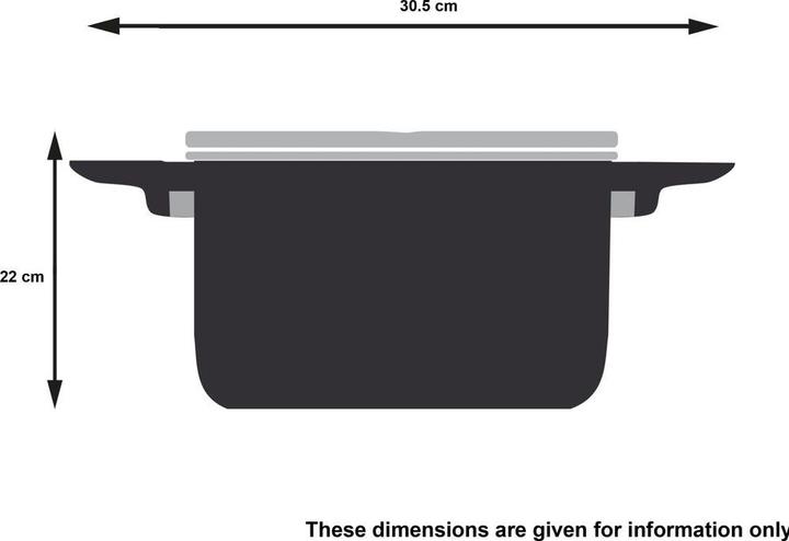 Actual product image Tefal Nordica Kochtopf 20 cm (20 cm, Pot, Stainless steel)