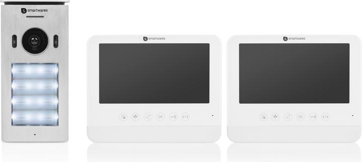 Actual product image Smartwares DIC-22242 Video intercom system for 4 flats