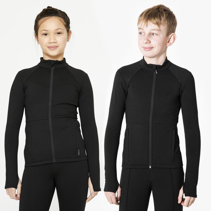 Axelys Kids' Training Figure Skating Jacket - Black (122)