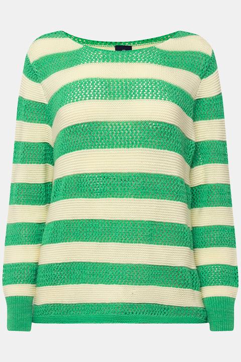 Produktbild Laurasøn Pullover, Ringel, Strukturmix, Rundhals, Langarm (XL)