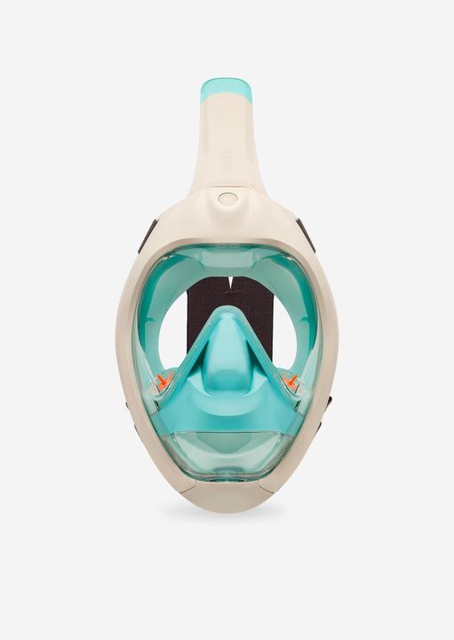 Produktbild Subea Schnorchelmaske Tauchen Damen/Herren - Easybreath 900 beige/grün