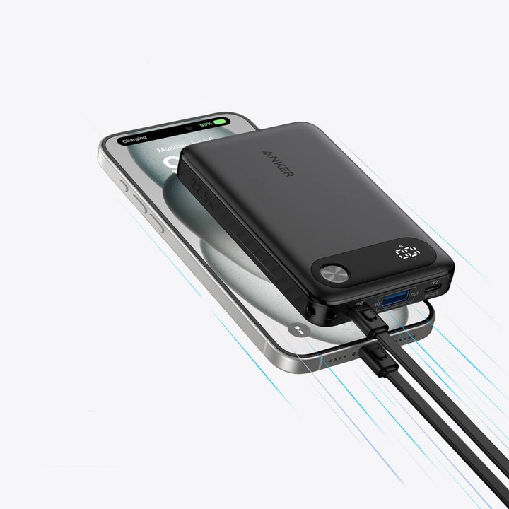 Image du produit Anker Batterie externe USB Powercore - 10000mAh 22,5W (Noir) (10000 mAh, 22.50 W, 22.50 Wh)