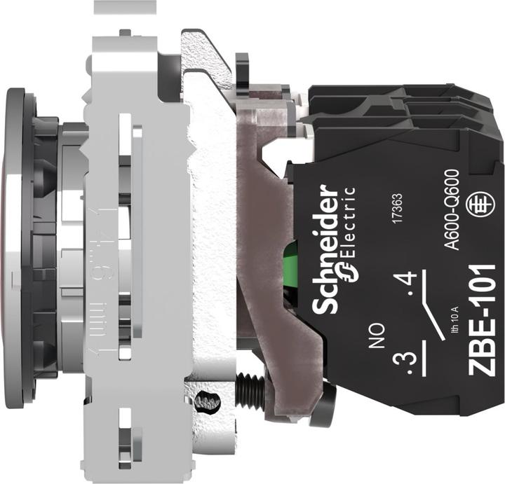 Actual product image Schneider Electric Illuminated pushbutton Harmony XB4F, 30mm, XB4FW34B5