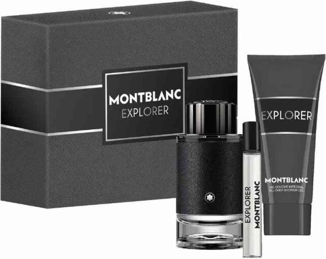Produktbild Montblanc ENTDECKER EDP 100 VP+GEL+15 (Parfum Set)