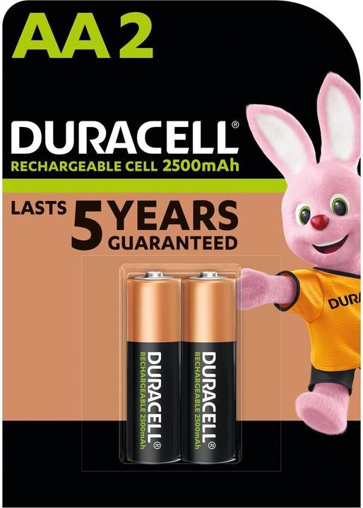 Productafbeelding Duracell Recharge Ultra (2 Pcs., AA / LR6 / Mignon / R6 / R14505, 2500 mAh)