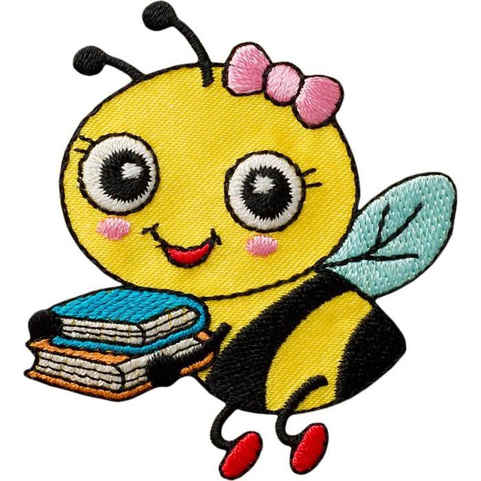 Mono Quick Biene mit Bücher, Applikationen