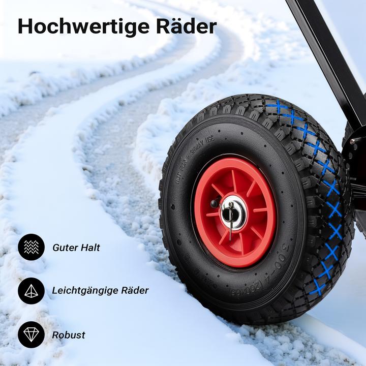 Actual product image Wiltec Schneeschieber mit Rädern