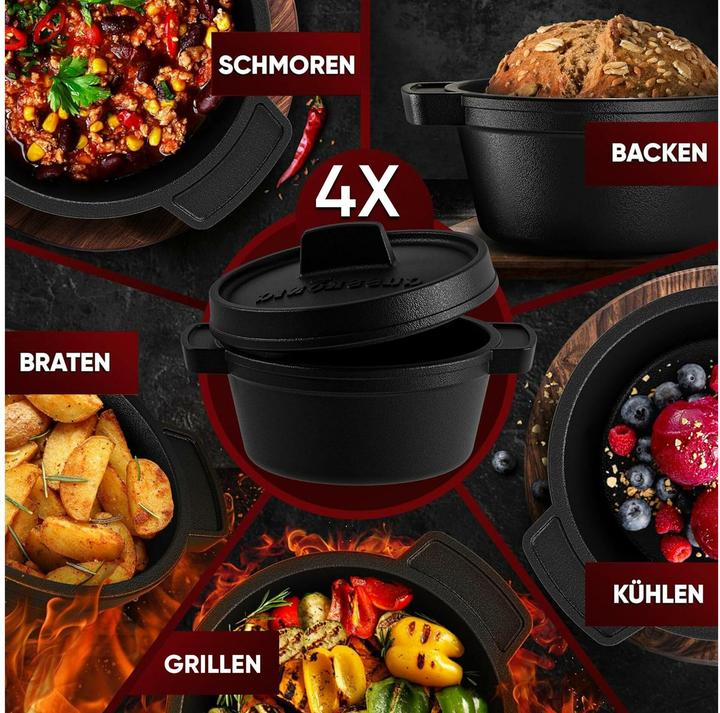Produktbild Gusskönig Mini Dutch Oven Set