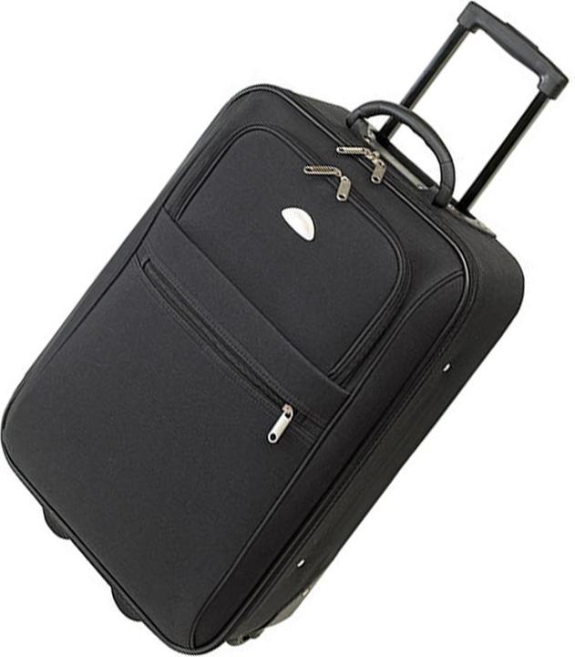 Actual product image Sportyfied Dublin Plain Trolley Suitcase