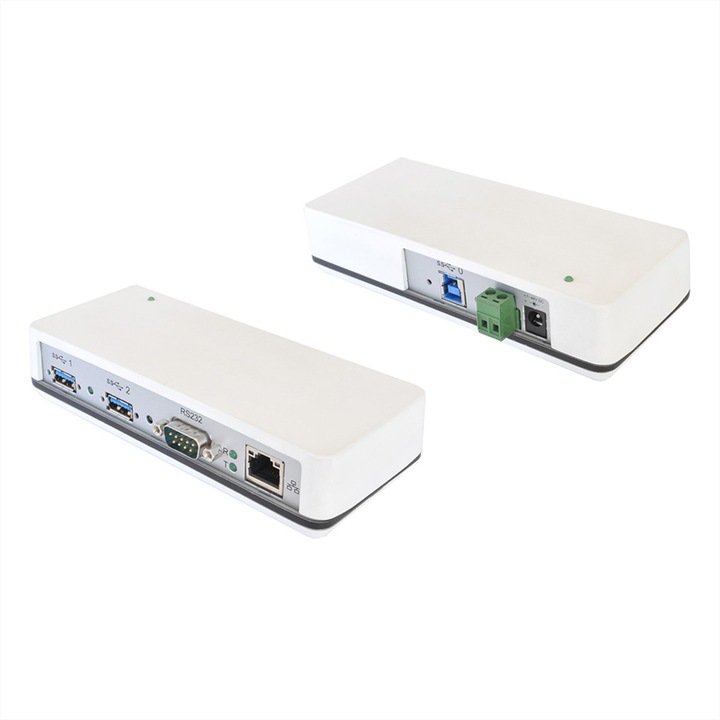 Image du produit Exsys EX-1315IS Station d'accueil USB 3.0 1 x Ethernet Gigabit, 1 x RS232 (USB-B, 4 Ports)