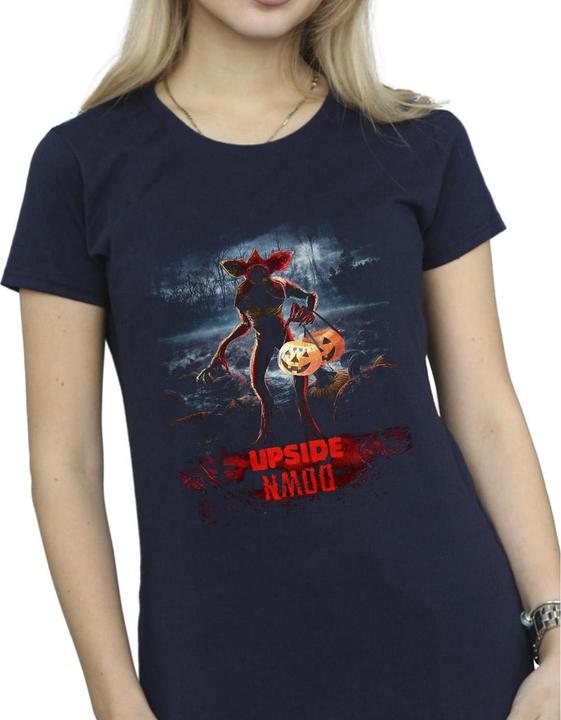 Immagine prodotto Netflix Stranger Things Pumpkin Upside Down Maglietta Donna (XXL)