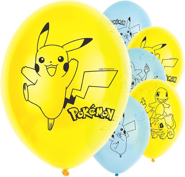 Actual product image Sombo Pokemon Balloons