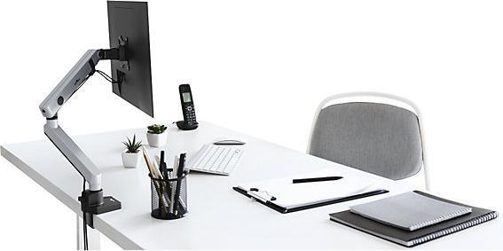 Produktbild Durable Monitorhalt. SELECT PLUS m Arm f 1 Mon. Tischb. Sil. (Tisch, 32", 8 kg)
