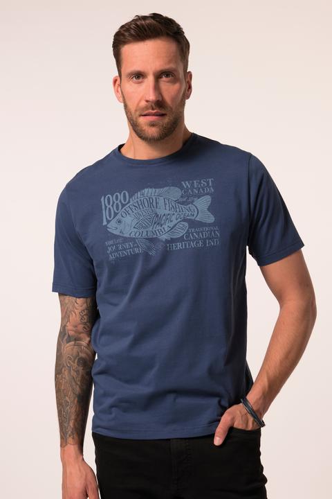 Immagine prodotto JP1880 T-shirt con mezze maniche, stampa sul petto e scollo a girocollo, fino alla tg. 8XL (8XL)