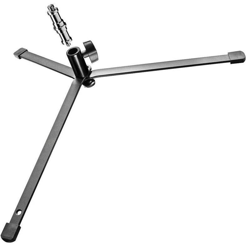 Walimex Lampenbodenstativ (15 cm, 15 kg), Lampenstativ, Schwarz