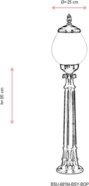 Actual product image Opviq Sonny (E27, IP65)