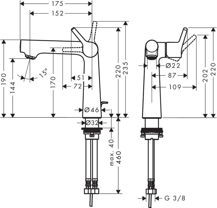 Produktbild hansgrohe Talis S Chrom