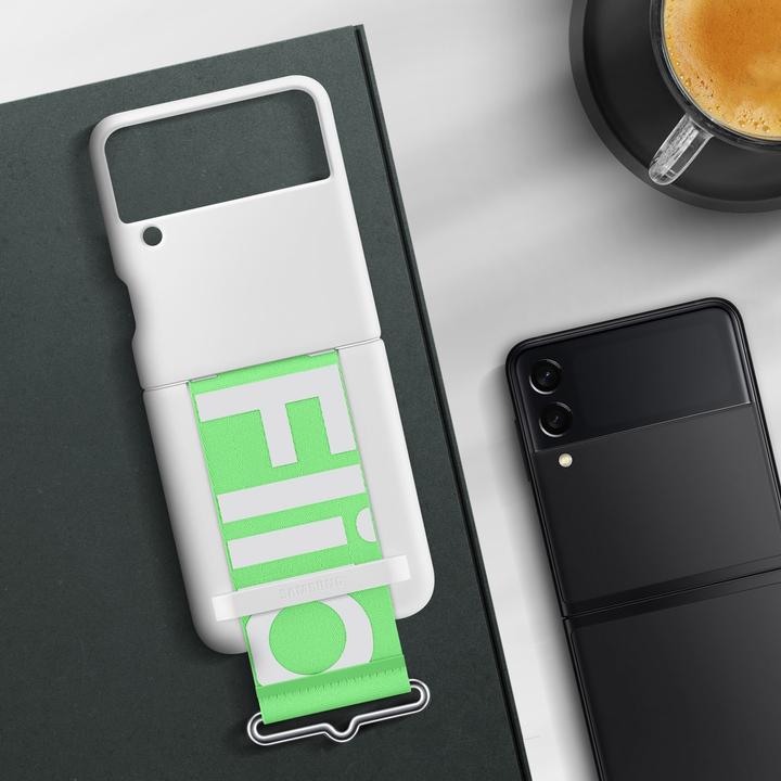 Actual product image Samsung Silicone cover with loop (Samsung Galaxy Z Flip3)