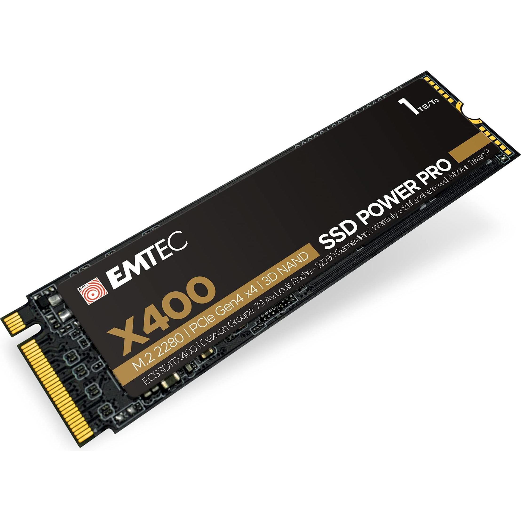 Emtec SSD 3D NAND Phison SATAIII X400 (1000 GB, M.2 2280), SSD