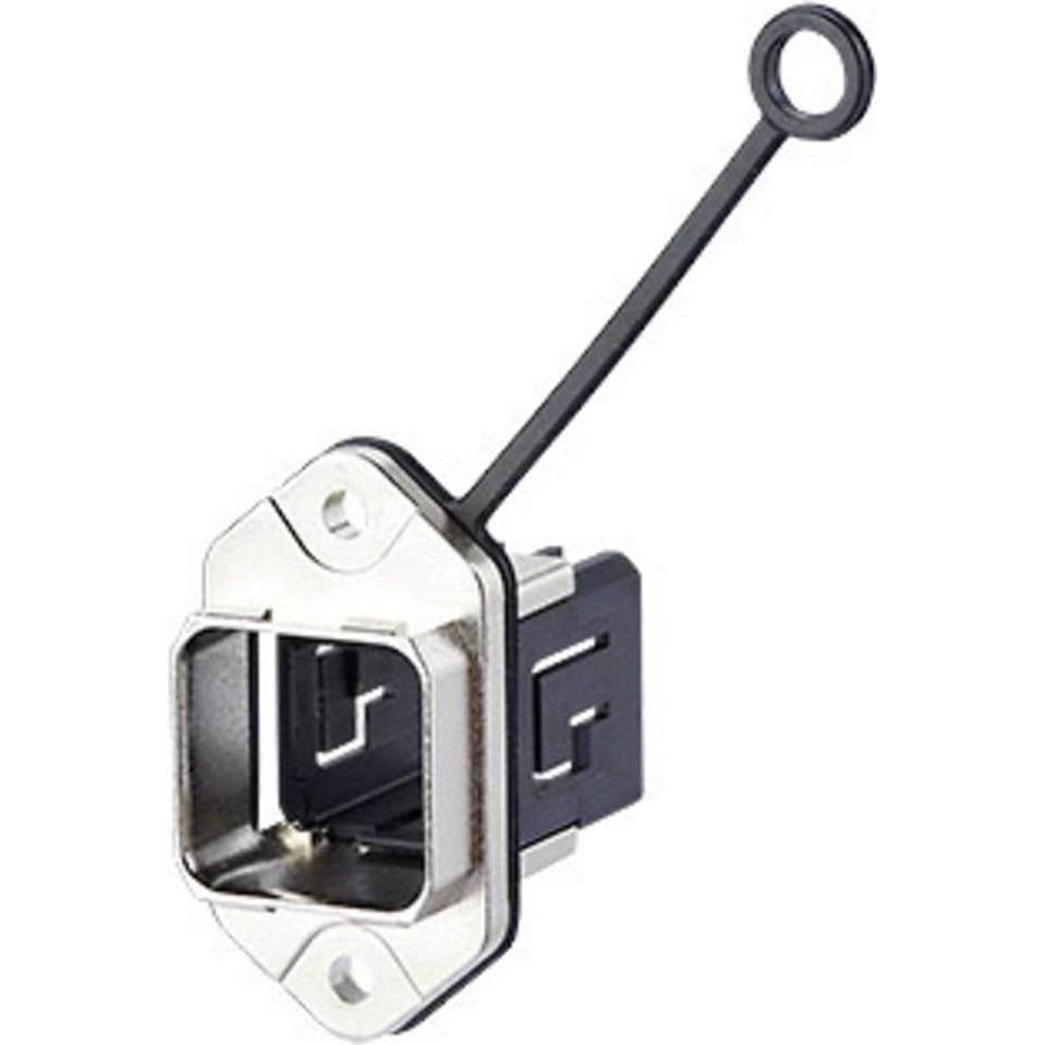Thumbnail - Metz E-DAT Industry IP67 V14 14010833C0MN Flanschgehäuse Silber 1 St, Elektronikkabel + Stecker, Silber