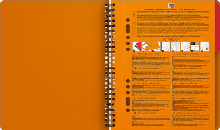 Actual product image Oxford Activebook (A5+, Lined, Soft cover)