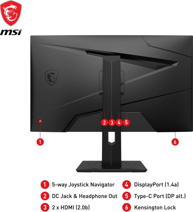 Produktbild MSI G274QPXDE (2560 x 1440 Pixel, 27")