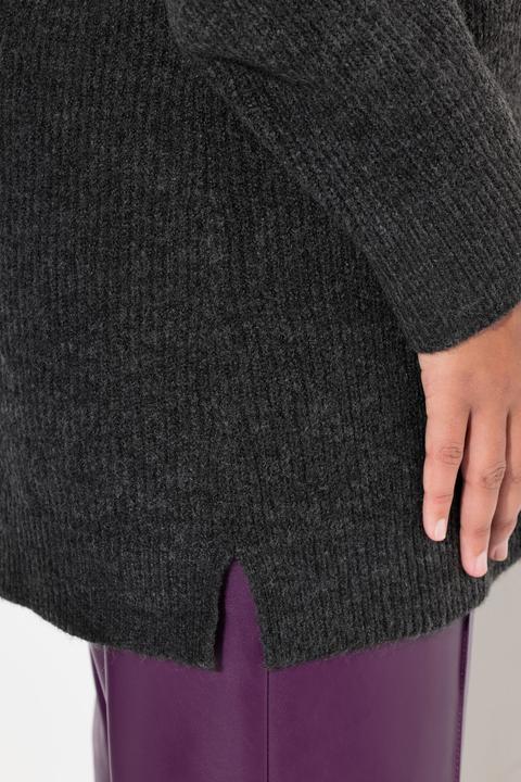 Produktbild Ulla Popken Pullover, Schulterausschnitt, Langarm, weicher Feinstrick (56)