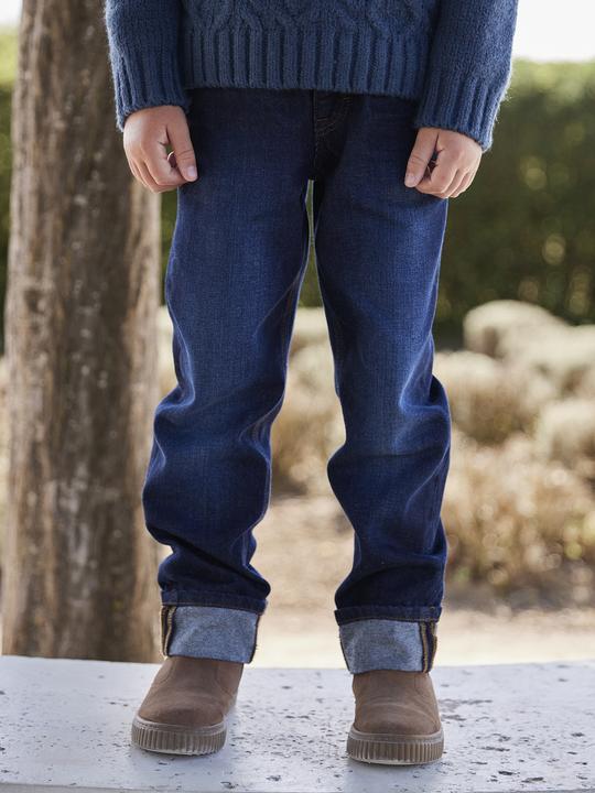 Actual product image Vertbaudet Gerade Jungen Jeans mit Beinaufschlag (158)
