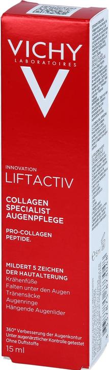 Immagine prodotto Vichy Liftactiv Collagen Specialist Eyecare Tb 15 ml (Crema, 15 ml, Notte)