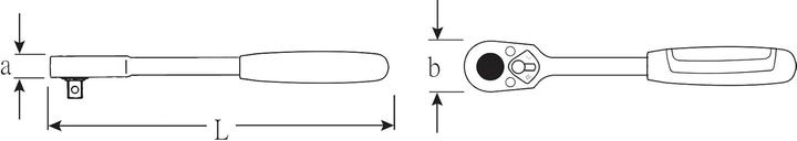 Produktbild Stahlwille Aufsteckknarre 522 (1/2")