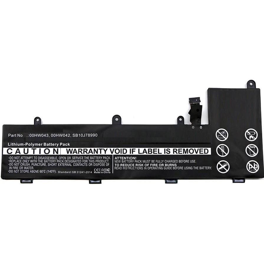 CoreParts Laptop Battery for Lenovo (1 Zellen, 3600 mAh), Notebook Akku, Schwarz
